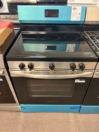 GAJC FRIGIDAIRE 30 GLASS TOP RANGE 1 YR WARRANTY
