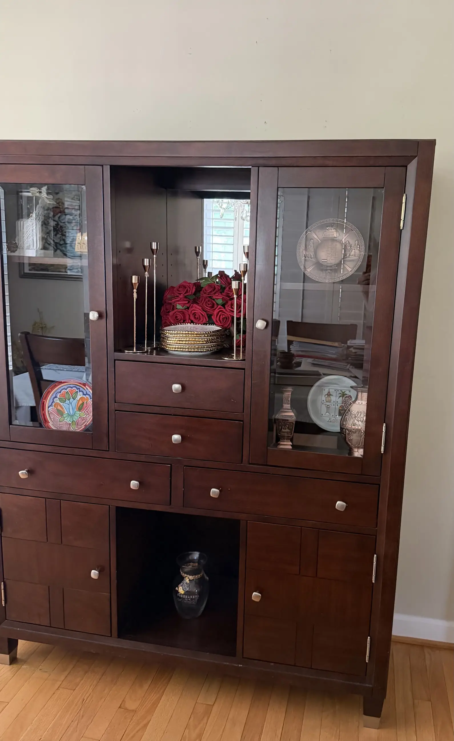 solid wood cabinet
