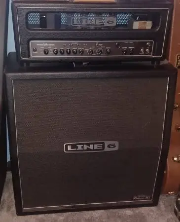 Line 6 Spider HD100 Amp & Celestion Vintage 30 Cabinet
