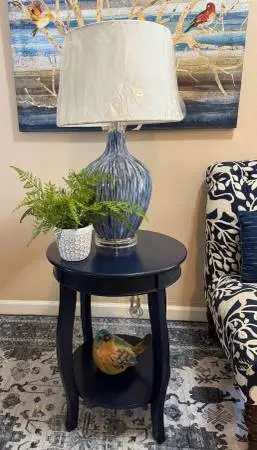 Really Nice Blue Side Table