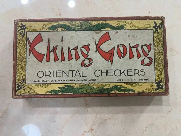 1930s Ching Gong Oriental Checkers: $10!!