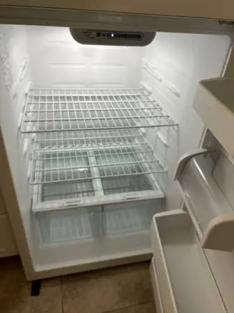 White fridge