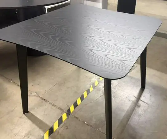 35.43” Saving Place Table,Wooden Dining Table for 4 Person