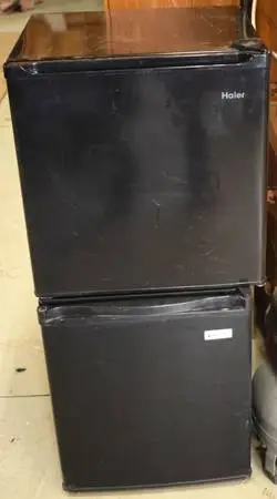 Two (2) 1.7 Cu Ft Mini Refrigerators with Freezer