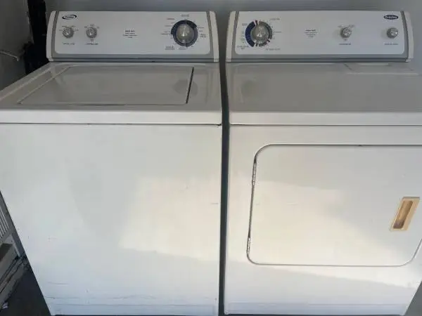 Washer and dryer