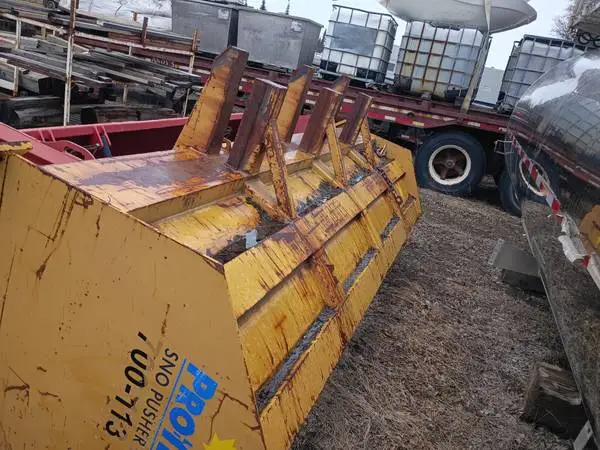 12 Pro Teck loader snow plow