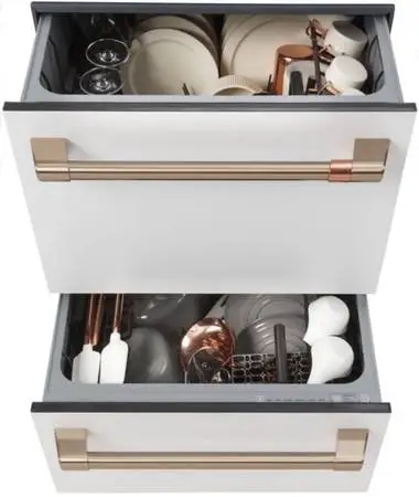 *Open Box* Cafe 24” Double Drawer Dishwasher – Matte White