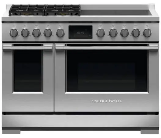 *Open Box* Fisher & Paykel 48” Dual Fuel Range-4 Gas/4 Induction Burners