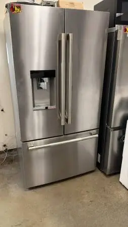 Jenn-Air stainless steel counter depth French door refrigerator
