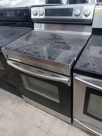 ★Samsung stainless steel glass-top stove