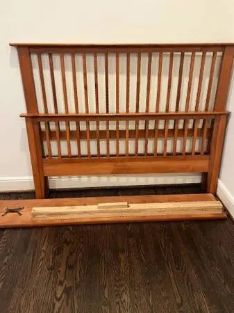 Nadeau Full Cherry Bed Frame-NOW