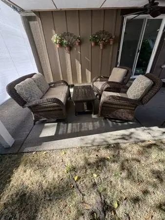 4 Piece Patio Furniture Set