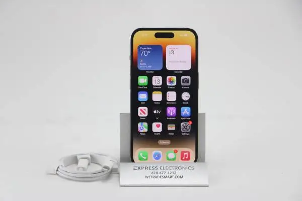 EXCELLENT - Apple iPhone 14 Pro 128GB Gold *FACTORY UNLOCKED* 100% BH