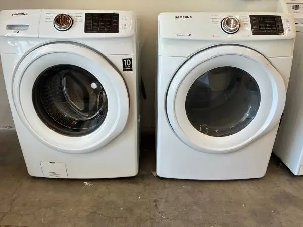 Samsung Front Load Washer and Gas Dryer