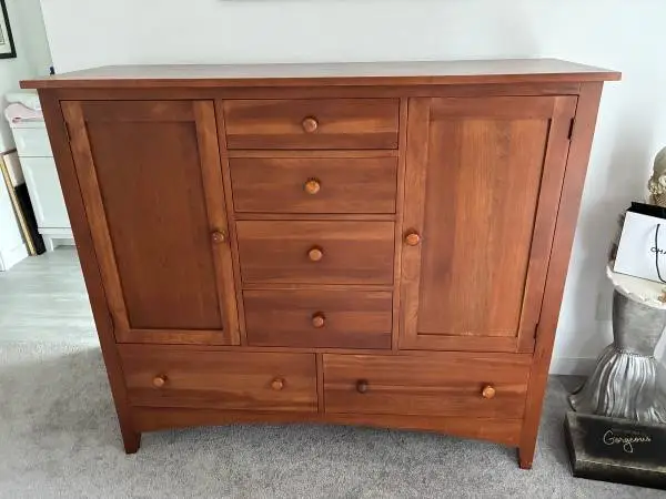 Eathan Allen cherry wood dresser