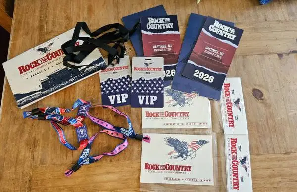 Two weekend vip to Rock the country in Hastings
