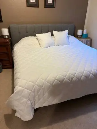 beautiful king bed