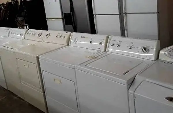 Side by side refrigerator / washer & dryer sets