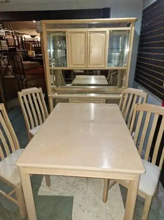 Blond Wood China Hutches