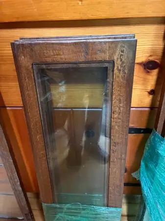 ATTENTION Cabinet Makers - Beautiful Oak Glass Cabinet Doors