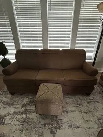 Couch, chair, 2 ottoman’s