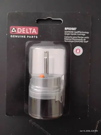 ?? Dripping Delta kitchen faucet ?  New cartridge