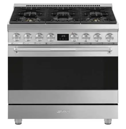 *Open Box* Smeg 36” All Gas Range – 6 Burners