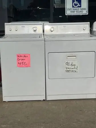 Washer dryer set Kenmore 70 series rebuilt warranty delivery Call/Text