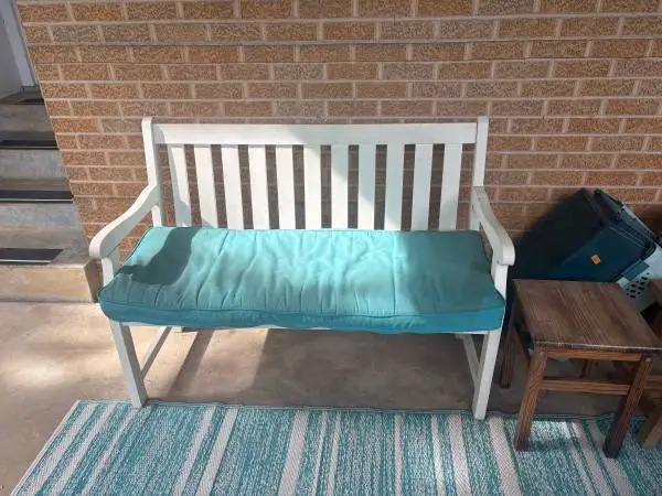 Cute outdoor bench