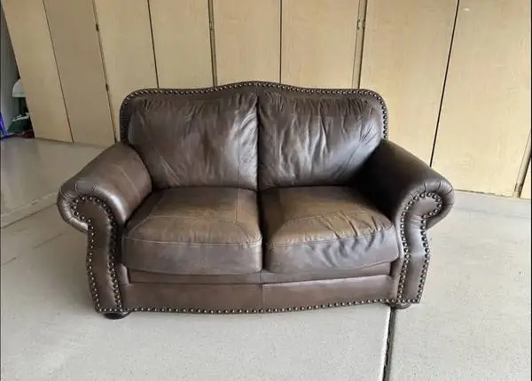 Leather Couch Sofa Loveseat