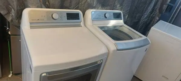 LG Top Load Washer And Gas Dryer