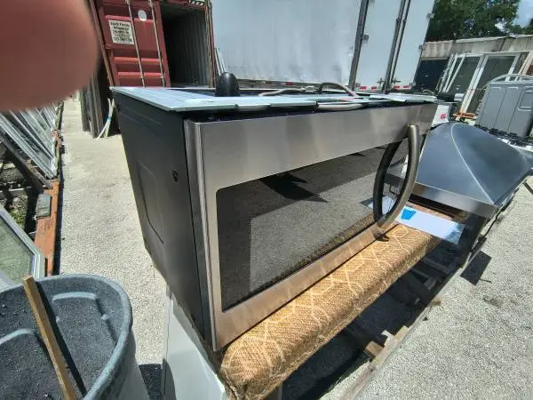 SS Samsung Over the Range Microwave Oven Model #SMH1816S Used