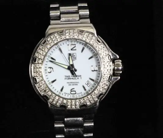 Tag Heuer Formula 1 36MM Diamond Stainless Steel Watch WAC 1215-0