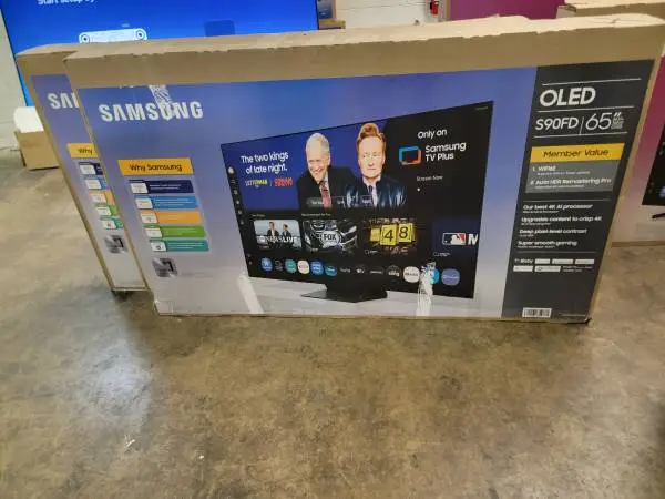 65 Samsung S90F Series OLED 4K UHD SamsungVision AI Smart Tizen TV 2025 Model Q