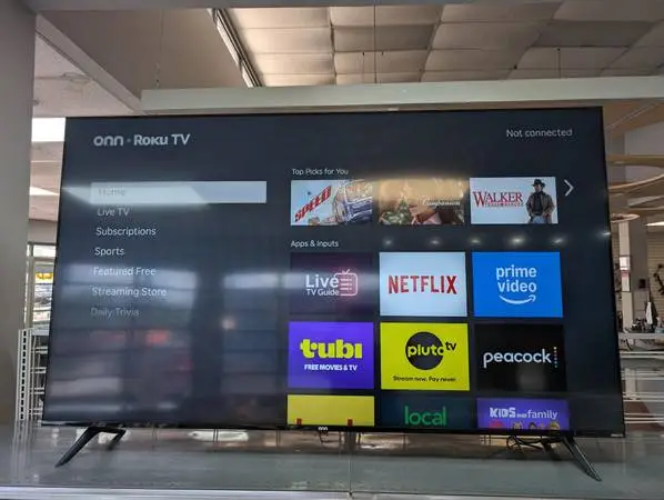 Roku 75 4K Smart TV W/ Remote