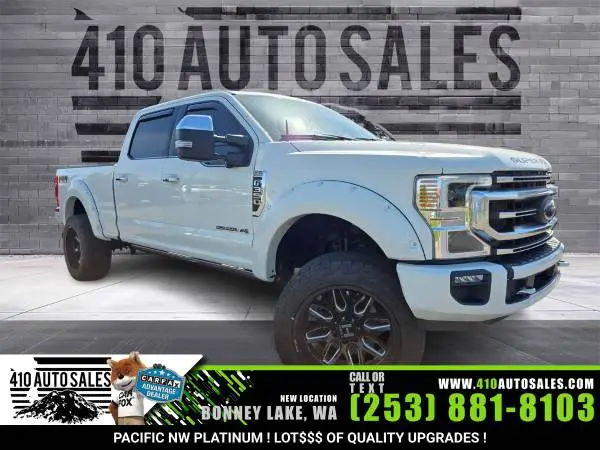 Lifted 2020 Ford F-350 Super Duty Platinum Crew Cab Short Bed