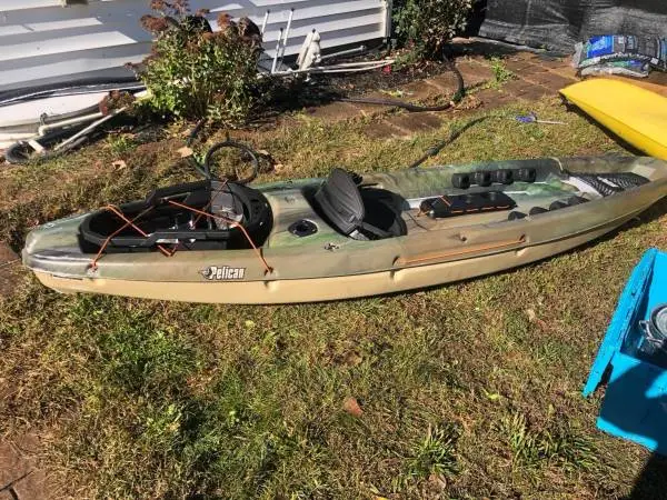 (2) Top water 10 ft Pelican kayaks