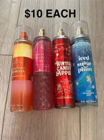 Bath & Body Works - fine fragrance mists!