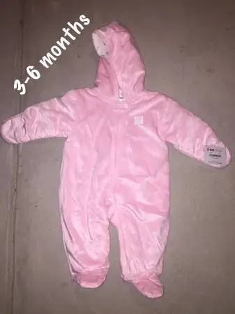 Snow Bib for baby (pink)