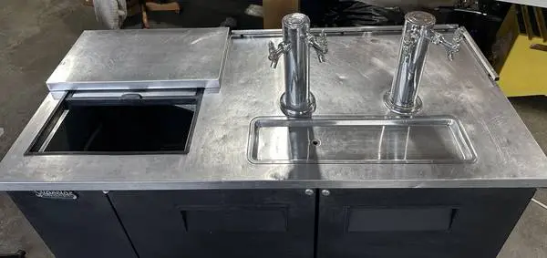 Commercial 4-Tap Kegerator – Fully Working