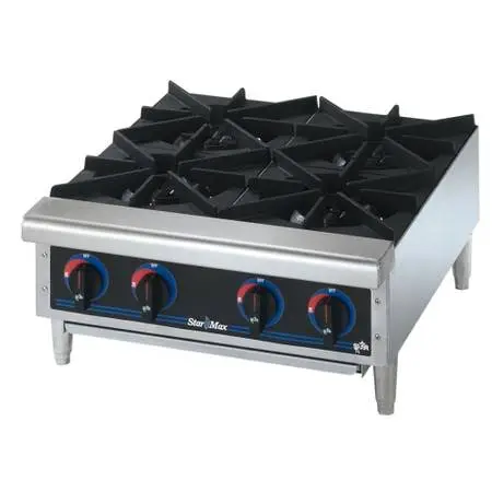 Star Max 4 burners Commercial gas range top 604 HD 88,000 BTU (NEW)