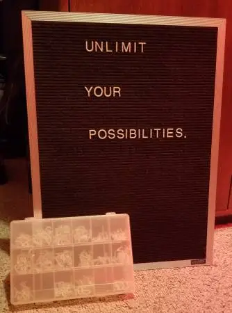 18x24 message board & letters