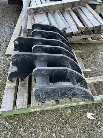 Excavator brush rakes