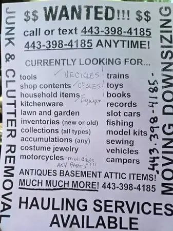 Estate items WANTED !