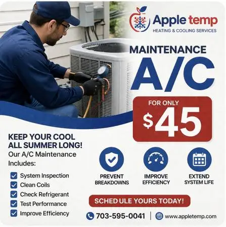 Apple Temp HVAC Looking for reliable and affordable HVAC maintenance?