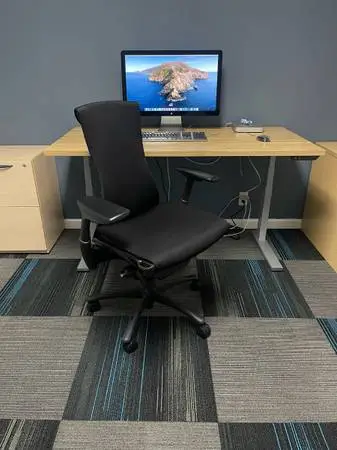 BLACK FABRIC - HERMAN MILLER EMBODY