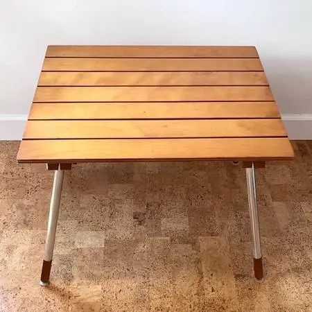 Mid Century Modern Vintage Slatted Outdoor Table Mid Century Modern