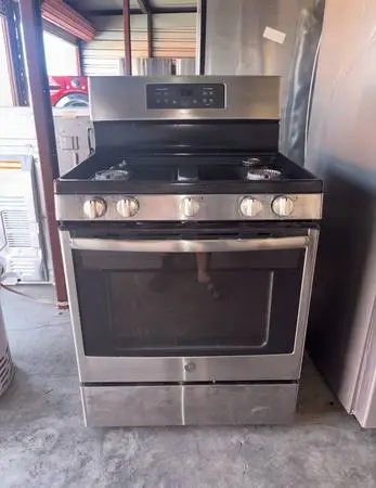 Stainless Steel GE Gas Stove Oven Range