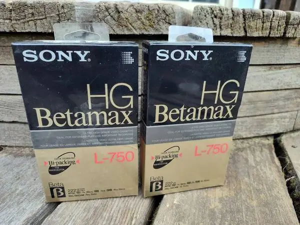 Betamax blank tapes