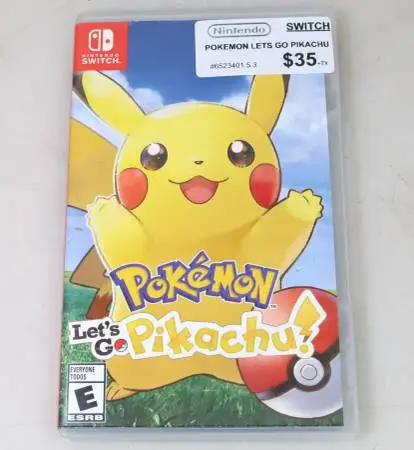 Nintendo Switch Pokemon Lets Go Pikachu